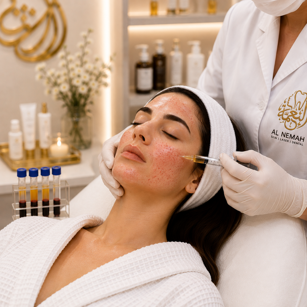 PRP Facial (Vampire Facial) Treatment in Sharjah — Al Nemah Medical Center